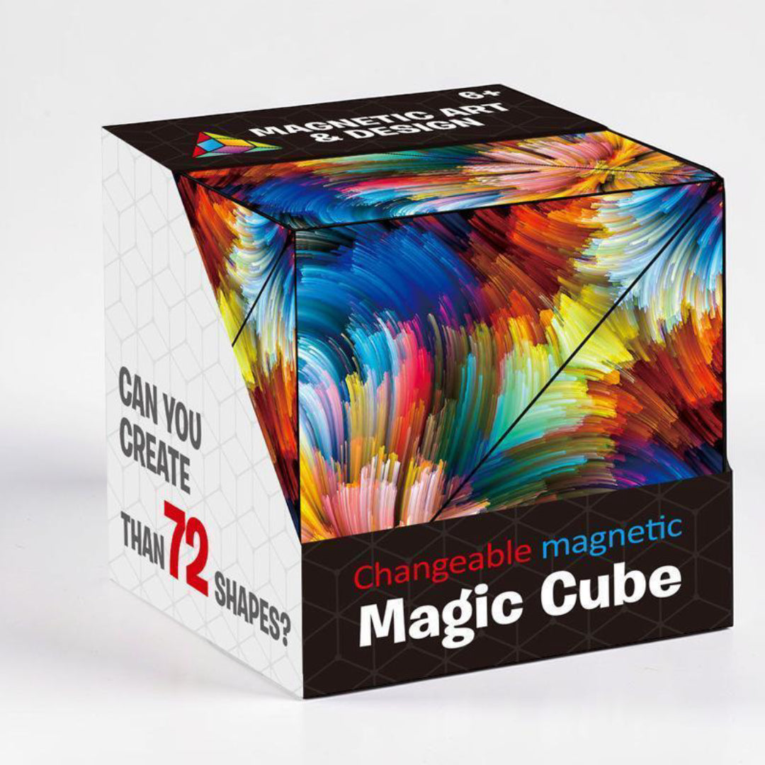 Farbiger Magnetwürfel - Kreatives Denkspielzeug für Alle