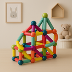 Bunte Magnetbaukästen für kreative Kinder