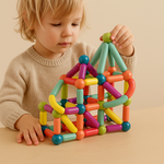 Bunte Magnetbaukästen für kreative Kinder