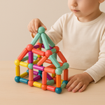 Bunte Magnetbaukästen für kreative Kinder