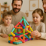 Bunte Magnetbaukästen für kreative Kinder