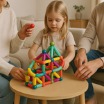 Bunte Magnetbaukästen für kreative Kinder
