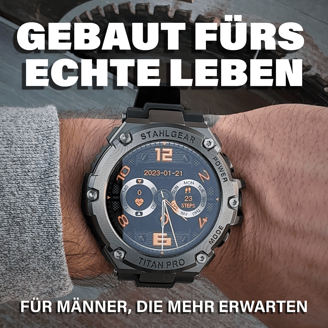 Alltagstaugliche Smartwatch für aktive Lebensstile