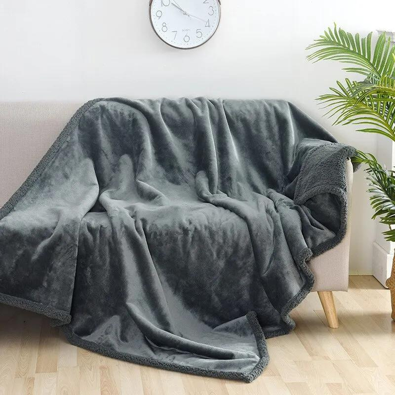 Wasserfeste Decke – Wendemuster, Fleckenresistent & Weiches Plüschdesign