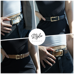 Stylish Men's Belt with Automatic Buckle | Elegance & Flexibility