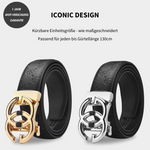 Stylish Men's Belt with Automatic Buckle | Elegance & Flexibility