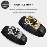 Stylish Men's Belt with Automatic Buckle | Elegance & Flexibility