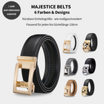 Stylish Men's Belt with Automatic Buckle | Elegance & Flexibility