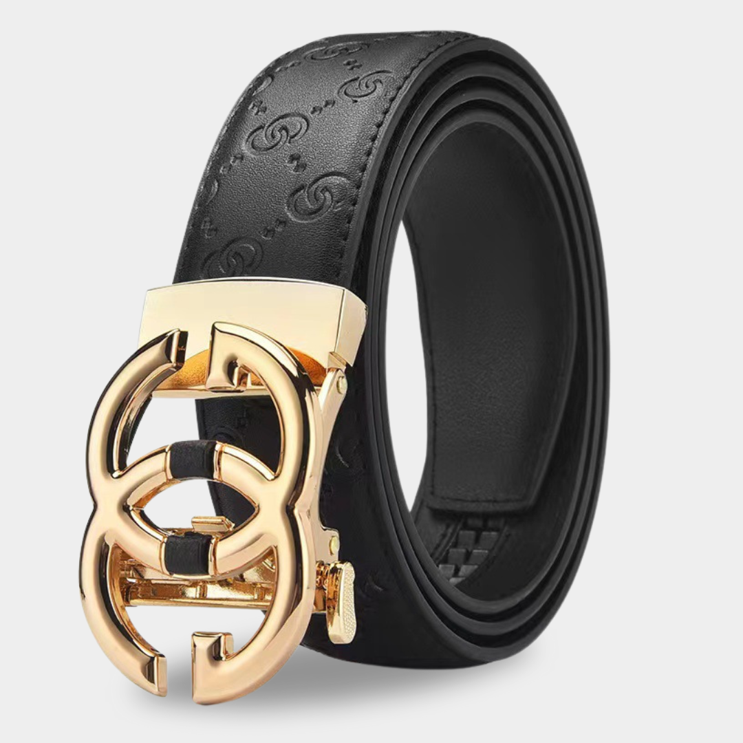 Stylish Men's Belt with Automatic Buckle | Elegance & Flexibility