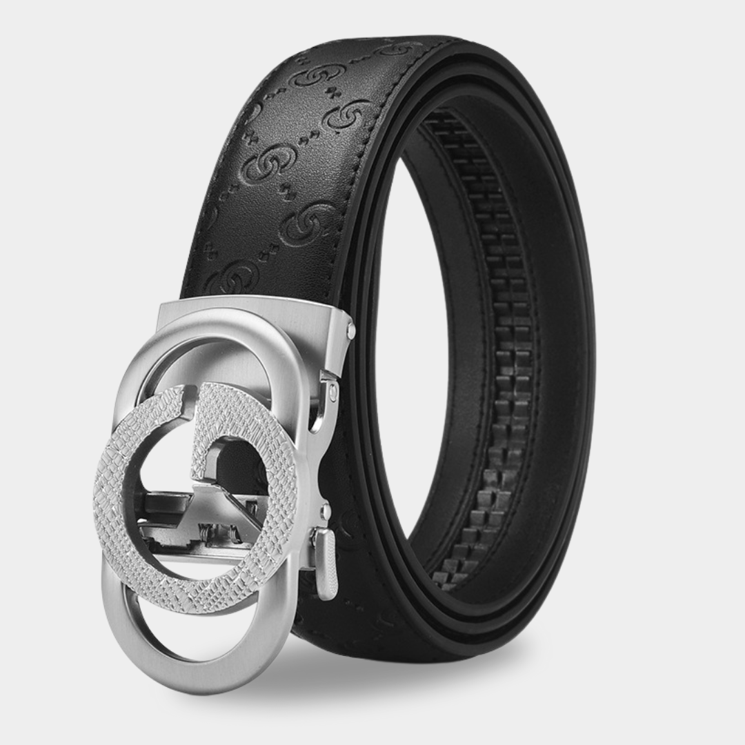 Stylish Men's Belt with Automatic Buckle | Elegance & Flexibility