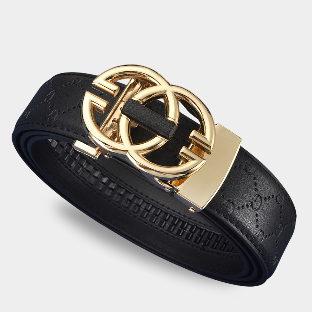 Stylish Men's Belt with Automatic Buckle | Elegance & Flexibility