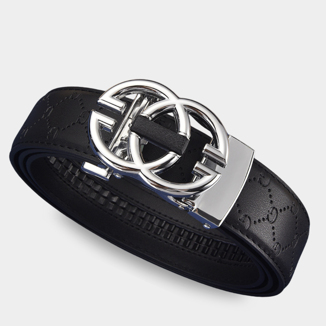 Stylish Men's Belt with Automatic Buckle | Elegance & Flexibility
