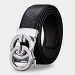 Stylish Men's Belt with Automatic Buckle | Elegance & Flexibility