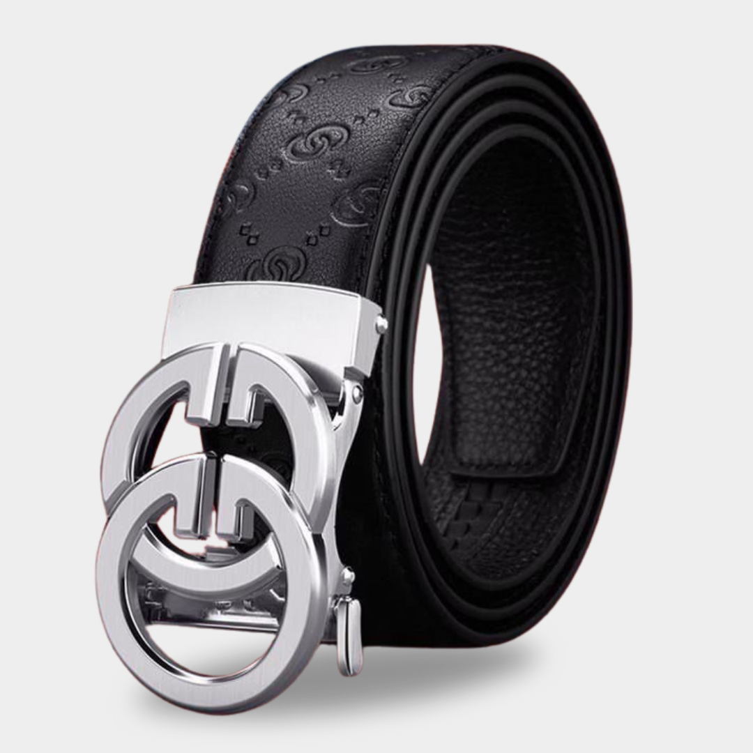Stylish Men's Belt with Automatic Buckle | Elegance & Flexibility