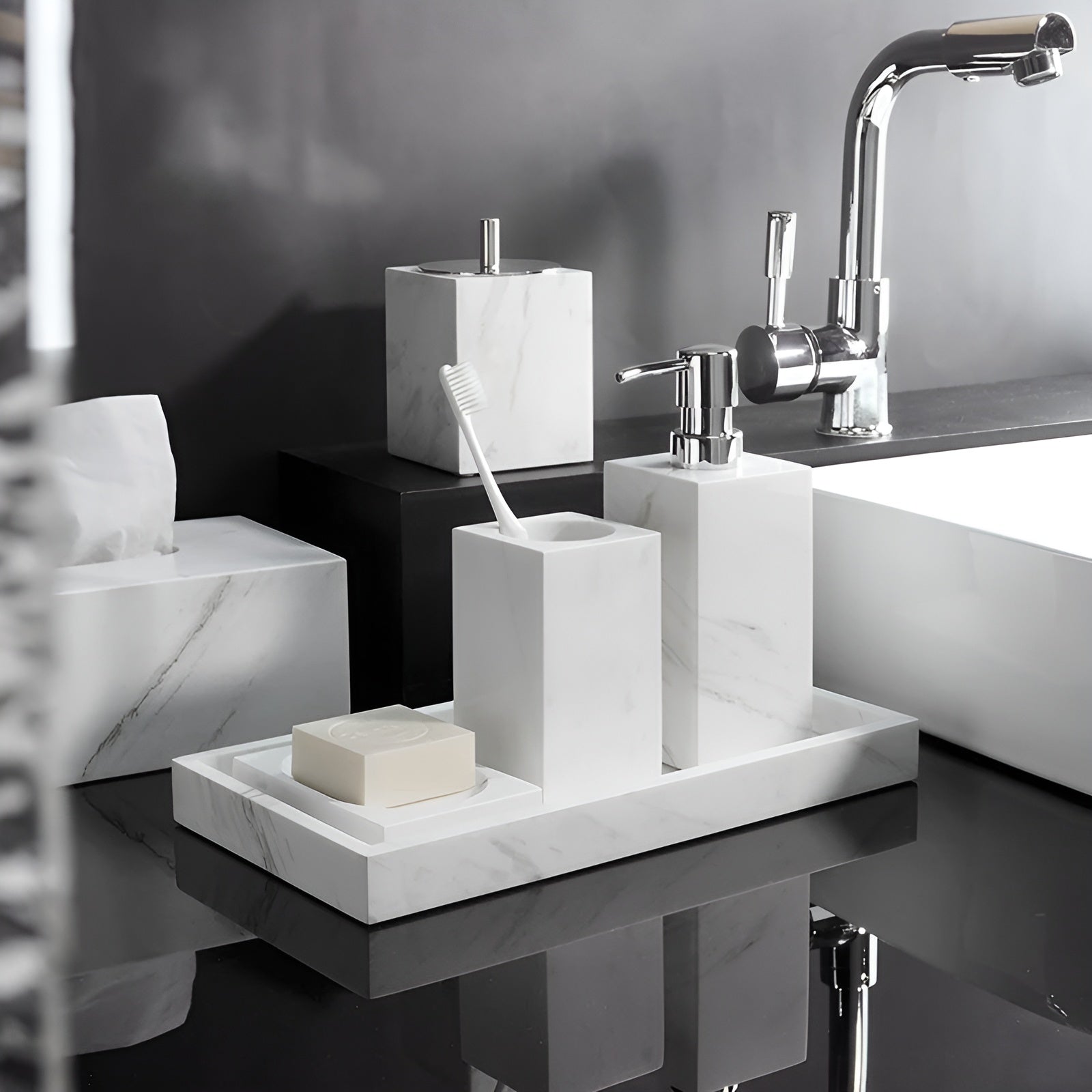 Luxurious Bathroom Set for a Stylish Interior