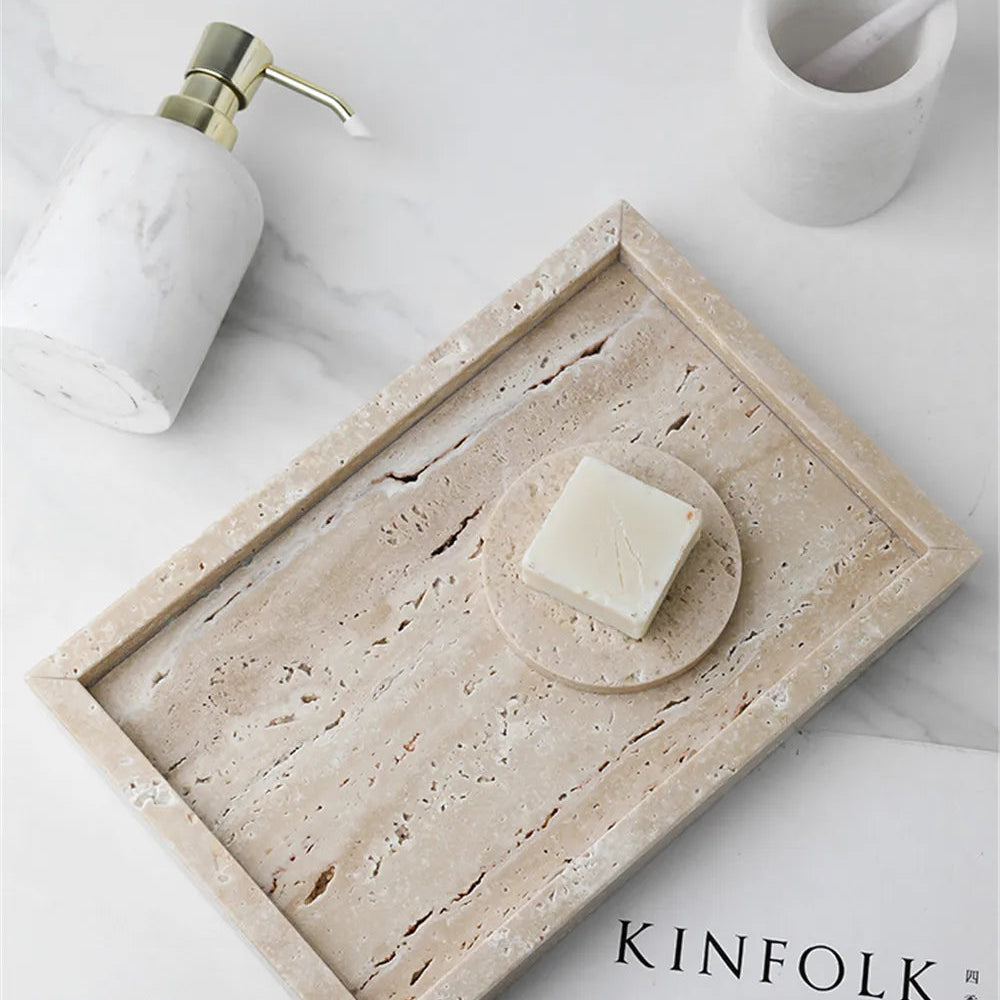 Elegant Marble Serving Tray for Stylish Accents