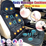 Entspannende Massageauflage für Nacken und Rücken mit Wärmefunktion