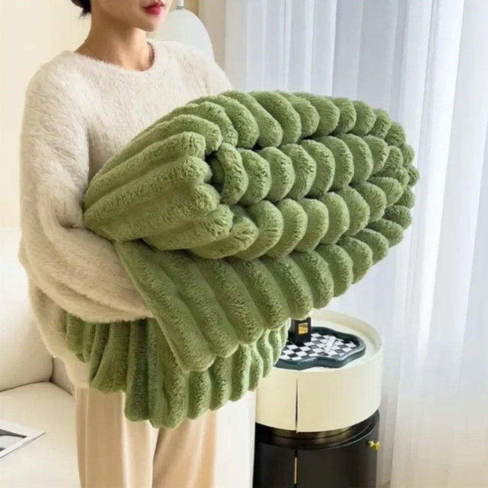 Gemütliche Fleece-Decke für Sofa und Bett – Weich und Pflegeleicht
