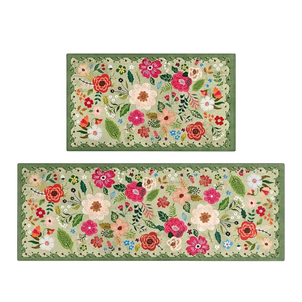 Fröhliche Boho Küchenmatten im Set für jeden Tag