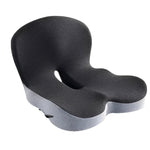 Ergonomic Seat Cushion with Lumbar Support and Air Circulation