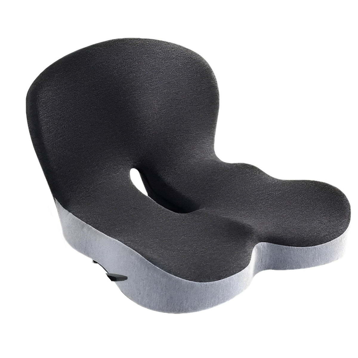Ergonomic Seat Cushion with Lumbar Support and Air Circulation