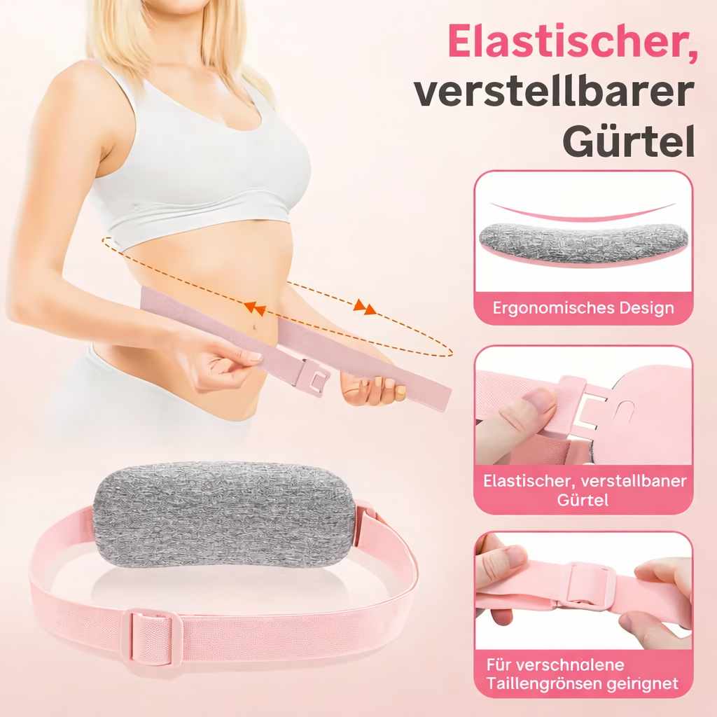 Wärmeunterstützungs-Gurt | 5 Temperatureinstellungen | Massagefunktion | USB-C Aufladbar | KomfortPlus