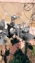 Musikanten-Windrad – Lebendige Gartenkunst aus Metall