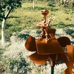 Musikanten-Windrad – Lebendige Gartenkunst aus Metall