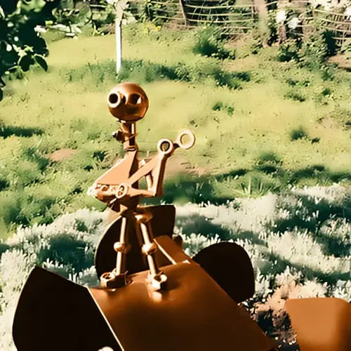 Musikanten-Windrad – Lebendige Gartenkunst aus Metall