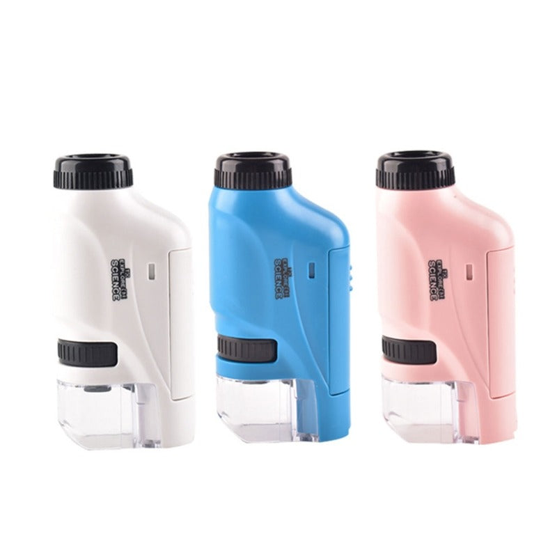 MicroExplorer - Portable Microscope for Kids with LED Illumination