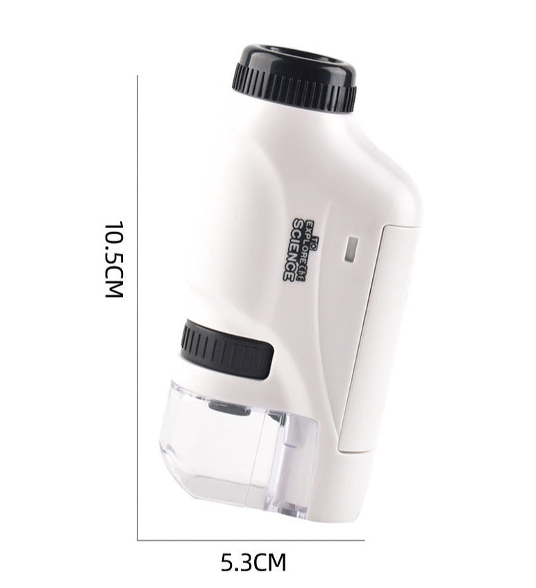 MicroExplorer - Portable Microscope for Kids with LED Illumination