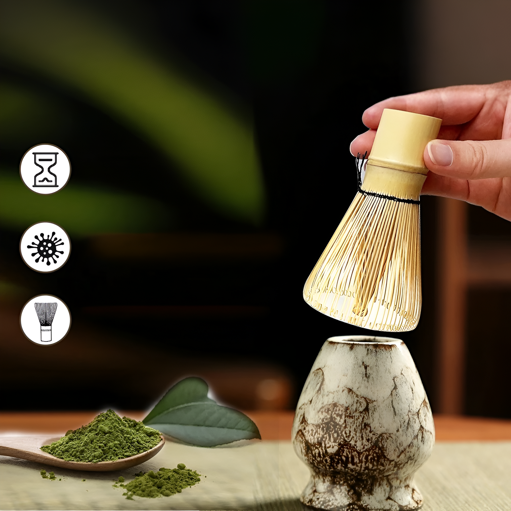 ZenTea – Elegant Set for Traditional Matcha Preparation