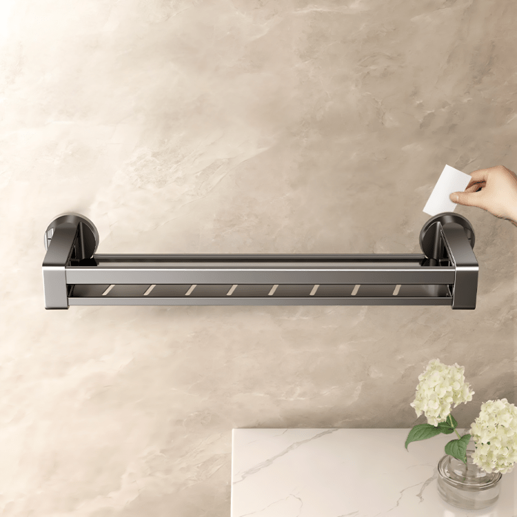 Practical micro-storage rack with innovative suction cup