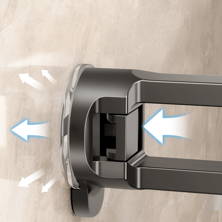 Practical micro-storage rack with innovative suction cup