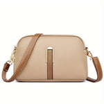 Elegant women's shoulder bag with a unique texture