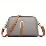 Elegant women's shoulder bag with a unique texture