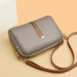 Elegant women's shoulder bag with a unique texture