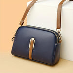 Elegant women's shoulder bag with a unique texture