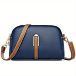 Elegant women's shoulder bag with a unique texture