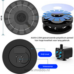 Solar-Powered Garden Water Feature | Sustainable Water Dispenser for Birds and Ponds