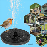 Solar-Powered Garden Water Feature | Sustainable Water Dispenser for Birds and Ponds