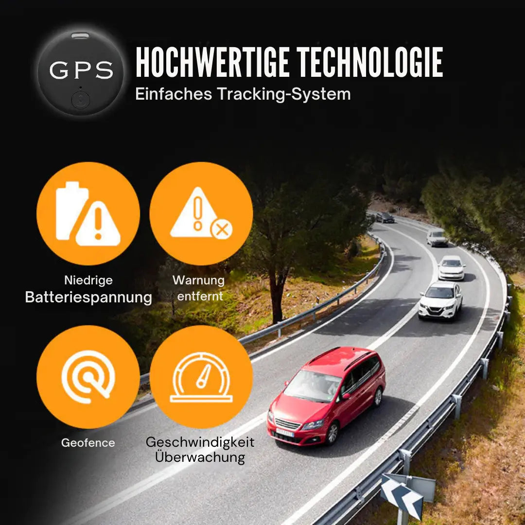 Kompakter GPS-Tracker – Unauffällige Echtzeit-Ortung ohne Abo