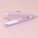 Compact 2-in-1 Travel Hair Straightener and Curler
