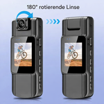 Kompakte 4K Kamera mit drehbarem Objektiv und Bewegungsdetektion
