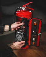 Stilvolle Mini-Bar im Feuerlöscher-Design – Getränkesafe
