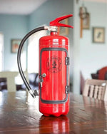 Stilvolle Mini-Bar im Feuerlöscher-Design – Getränkesafe