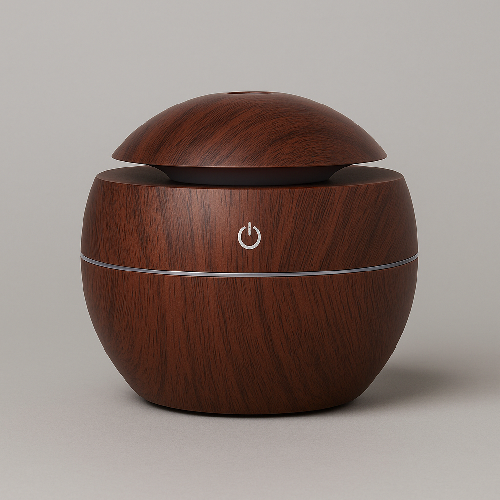 AquaGlow - Compact LED Ultrasonic Humidifier with Aroma Function