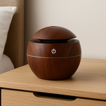 AquaGlow - Compact LED Ultrasonic Humidifier with Aroma Function