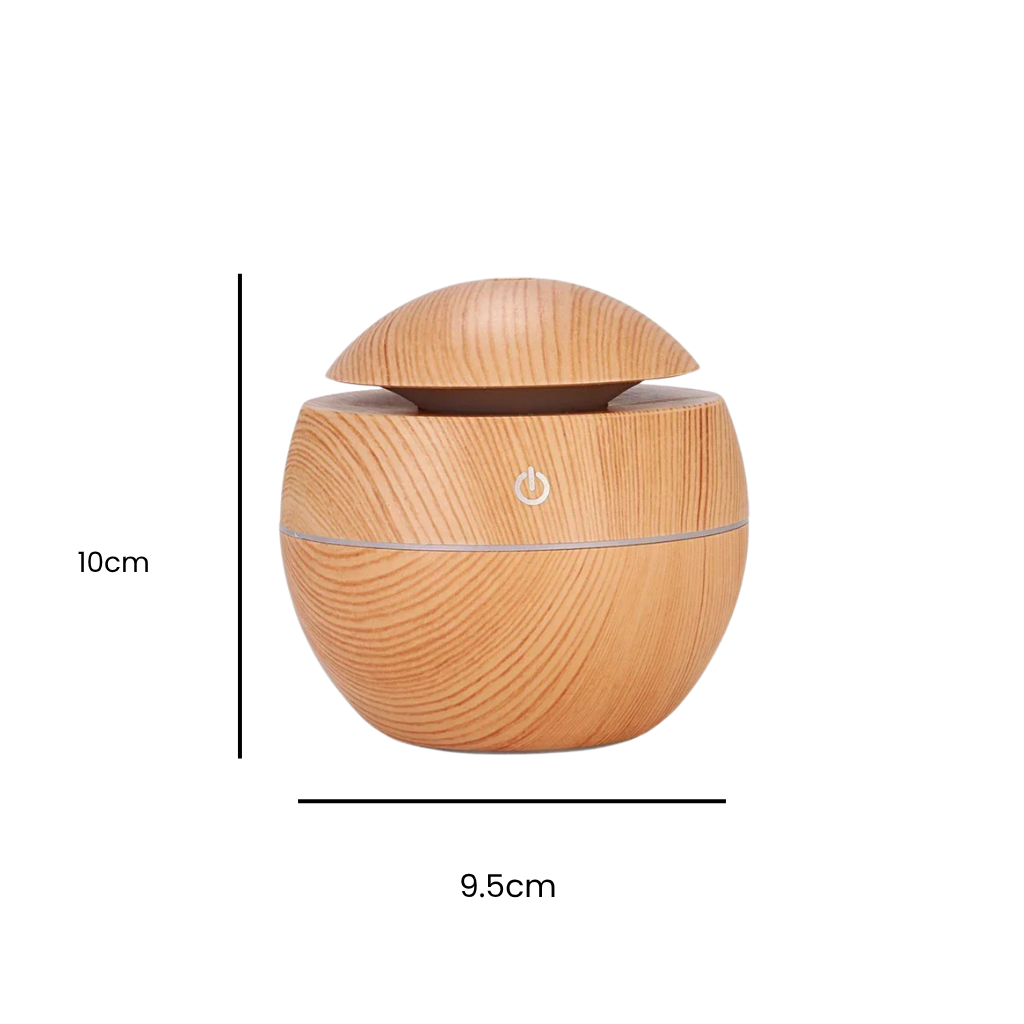 AquaGlow - Compact LED Ultrasonic Humidifier with Aroma Function