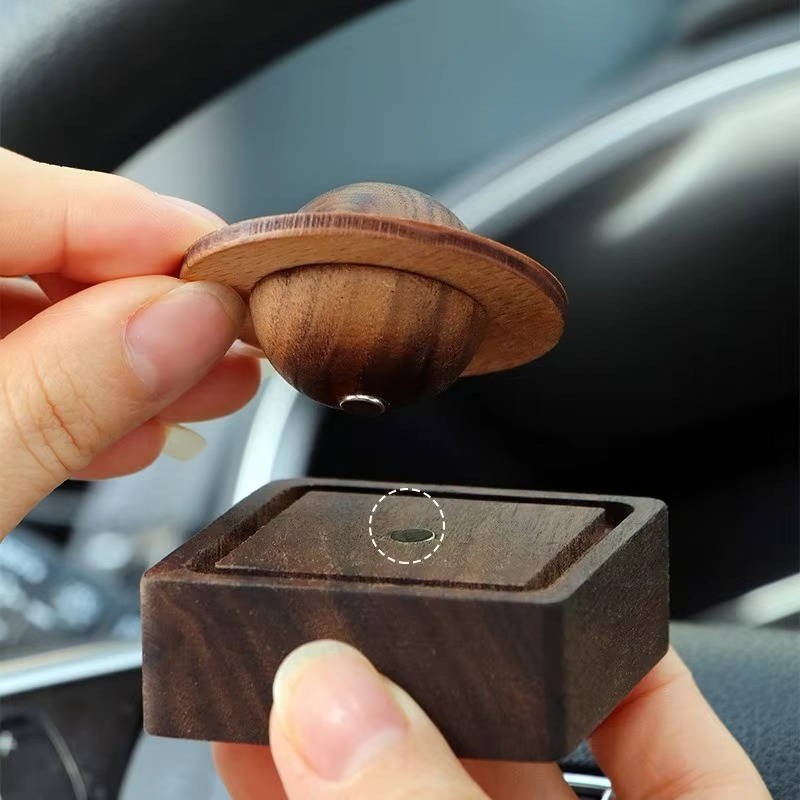 Planetarischer Aroma Diffusor aus Holz – Natürlicher Duftspender für Zuhause, Büro oder Auto